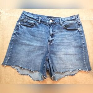 Women's Judy Blue Denim Shorts Size 1XL Blue